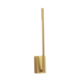 Nova Luce Raccio - applique murale - 12 x 6 x 37 cm - 4,6W LED incl. - laiton doré