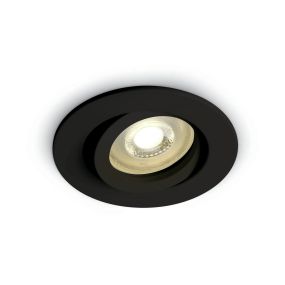 ONE Light Round Clip In Range - spot encastré - Ø 84 mm, Ø 72 mm encastrable - noir