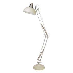 Searchlight Goliath - lampe de table - 30 x 170 cm - chrome, crème et gris