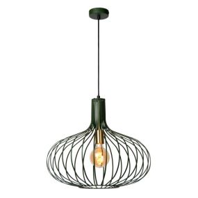 Lucide Manuela - lampe suspendue - Ø 50 x 172 cm - vert