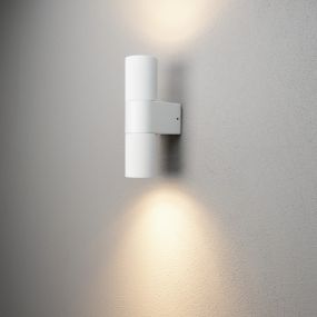 Konstsmide Temi Up&Down - applique murale - 6,5 x 23,5 x 11,5 cm - IP54 - blanc
