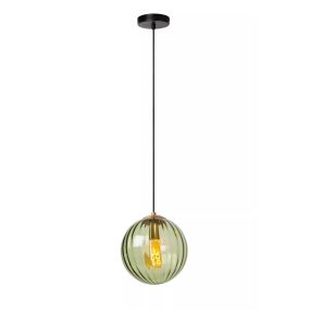 Lucide Monsaraz - lampe suspendue - Ø 25 x 161 cm - vert