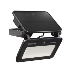 Century Italia Solar-B - spot solaire avec détecteur de mouvement - 14,3 x 9,7 x 4,4 cm - 8W LED incl - couleur de lumière réglable - IP65 - noir