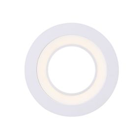 Nordlux Clyde 8 - spot encastré - Ø 82 mm, Ø 65 mm taille d'encastrement - 3 étapes fonction Moodmaker - 5,5W LED incl. - 4000K - blanc