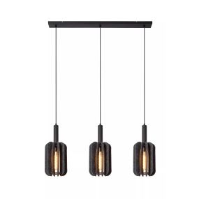 Lucide Rafal - lampe suspendue - 98 x 20 x 183 cm - gris