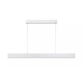 Lucide Raya LED - lampe suspendue - 119 x 4 x 138 cm - 36W LED dimmable incl - 2700K - blanc