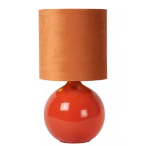 Lucide Esterad - lampe à poser - Ø 24 x 46,5 cm - orange
