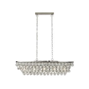 Searchlight Michelle - lampe suspendue - 92 x 30 x 135 cm - chrome