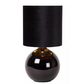 Lucide Esterad - lampe à poser - Ø 24 x 46,5 cm - noir
