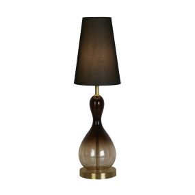 Searchlight Marakesh - lampe à poser - Ø 20 x 67 cm - noir