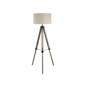 Searchlight Easel - lampadaire - 144,5 cm - lin crème