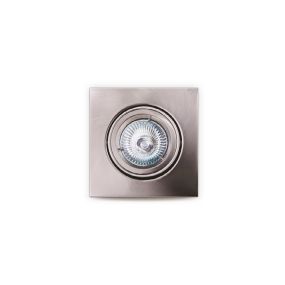 Maxlight - spot encastrable - 95 x 95 mm, Ø 80 mm encastrable - chrome