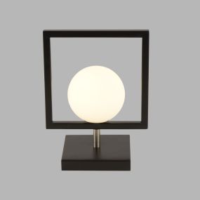 Searchlight Rosewell - lampe à poser - 23,5 cm - noir mat