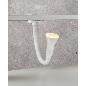 Searchlight Desk Partners - lampe à pince - 30 cm - blanc