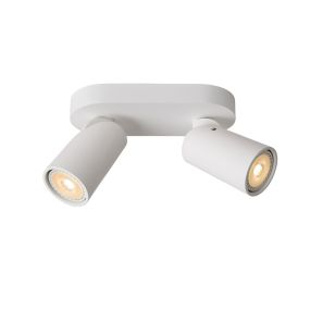 Lucide Xyrus 2 - spot en saillie - 20 x 9 x 12,5 cm - 2 x 5W LED dimmable inclus - dim to warm - white