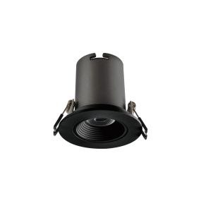 Integral Lux Hi-Brite 60 spot encastrable - Ø 70 mm, Ø 60 mm encastrable - 9W LED incl. - noir