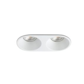 Faro Gas - spot encastré - 176 x 86 x 50 mm, 168 x 78 mm encastré - blanc mat