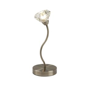 Searchlight Sierra - lampe à poser - 33 cm - laiton antique