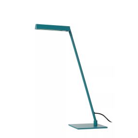 Lucide Lavale - lampe à poser - 27,2 x 13 x 42,3 cm - 3W LED avec fonction dimming incl - turquoise