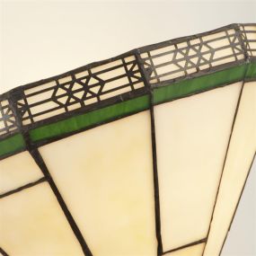 Searchlight New York - applique murale - 30,5 x 18 cm - laiton antique