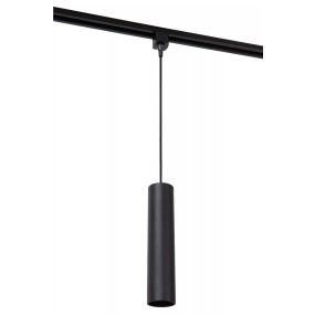 Lucide Track Floris Lampe suspendue - Système de rail monophasé - Ø 5,6 x 155 cm - Noir