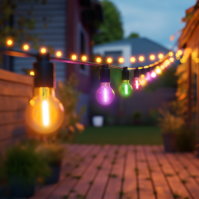 Century Italia Fiesta - guirlande lumineuse de 5,16 m - 10 x 6W LED incl. - IP44 - multicolore