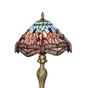 Searchlight Dragonfly - lampe à poser - Ø 14,5 x 45,5 cm - multicolore