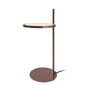 Maxlight Lozanna - lampe de table - Ø 30 x 55 cm - 14W LED incl - bronze brossé