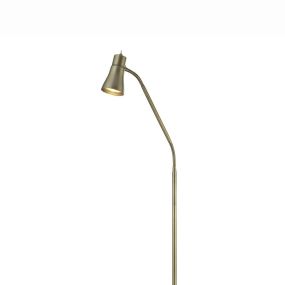 Searchlight Fusion - lampadaire - Ø 23 x 167 cm - laiton antique