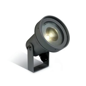 ONE Light Garden Round - spot au sol sur piquet - Ø 9,4 x 16 cm - 6W LED incl. - IP65 - anthracite