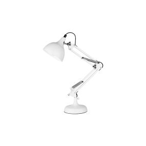 Nova Luce Molla - lampe de bureau - 14 x 14 x 54 cm - blanc