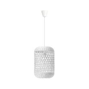 Nova Luce Aurora - lampe suspendue - Ø 24,5 x 250 cm - blanc