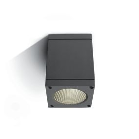 ONE Light Outdoor Ceiling Cylinders - plafonnier extérieur - 8 x 8 x 10,7 cm - 6W LED incl. - IP54 - anthracite