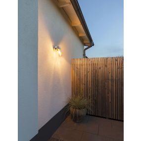 Konstsmide Vega - applique murale extérieure - 11,5 x 18,5 x 24,5 cm - IP54 - acier galvanisé