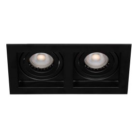 Projectlight Bloq 2L - spot encastrable - 180 x 100 mm, 171 x 92 mm encastrable - noir