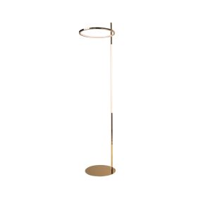 Maxlight Lozanna - lampadaire - 170 cm - 27W LED incl - or