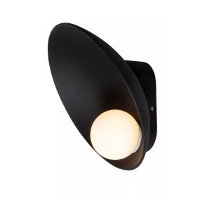 Lucide Raynell - applique murale - 23,5 x 15,5 x 23,5 cm - 6W LED dimmable incl - noir