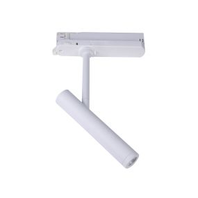 Maxlight Pistol - spot sur rail - système de rail triphasé - 16,8 x 3 x 25 cm - 12W LED incl. - blanc