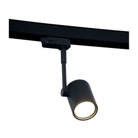 Maxlight Otium - spot de piste - système de piste triphasé - 6,5 x 18,5 cm - noir