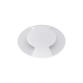 Nova Luce Bang - spot extérieur au sol - Ø 37 mm, 32 mm encastrable - 1W LED incl. - IP67 - blanc