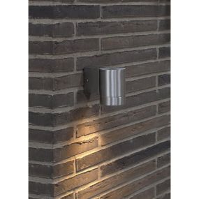Nordlux Tin Maxi Down - applique murale extérieure - 7,6 x 10,5 x 12,5 cm - IP54 - aluminium