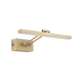 Nova Luce Marnell - applique murale - 37,6 x 20,5 x 5,5 cm - 12W LED incl - laiton antique