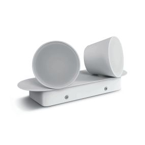 ONE Light Hotel Reading Spots - spot en saillie 2L - 26,5 x 12,5 x 10 cm - 2 x 6W LED incl. - blanc