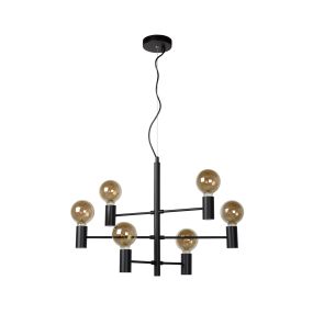 Lucide Leanne - lampe suspendue - 65 x 32 x 175 cm - noir
