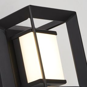 Searchlight Chaplin - applique murale - 8 x 10 cm -1,7W LED incl - IP44 - noir mat