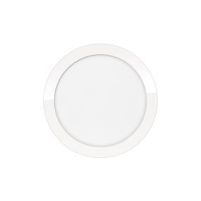 ETH Anne Round - plafonnier - Ø 26 x 2,7 cm - 3 niveaux de gradation - 15W LED incl. - IP44 - blanc