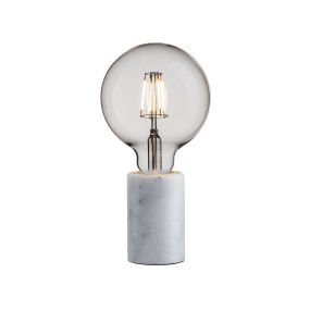 Nordlux Siv - lampe à poser - Ø 6 x 10,3 cm - blanc