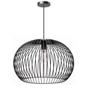 ETH Wire 2.0 - lampe suspendue - Ø 50 x 35 cm - noir