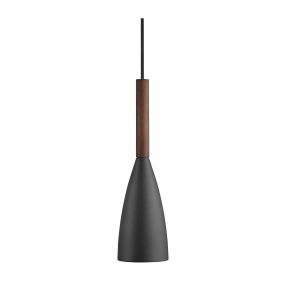 Design for the People Pure 10 - lampe suspendue - Ø 10 x 344 cm - noir et marron