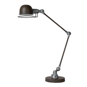 Lucide Honore - lampe de bureau - 16 x 50 x 63 cm - brun rouille